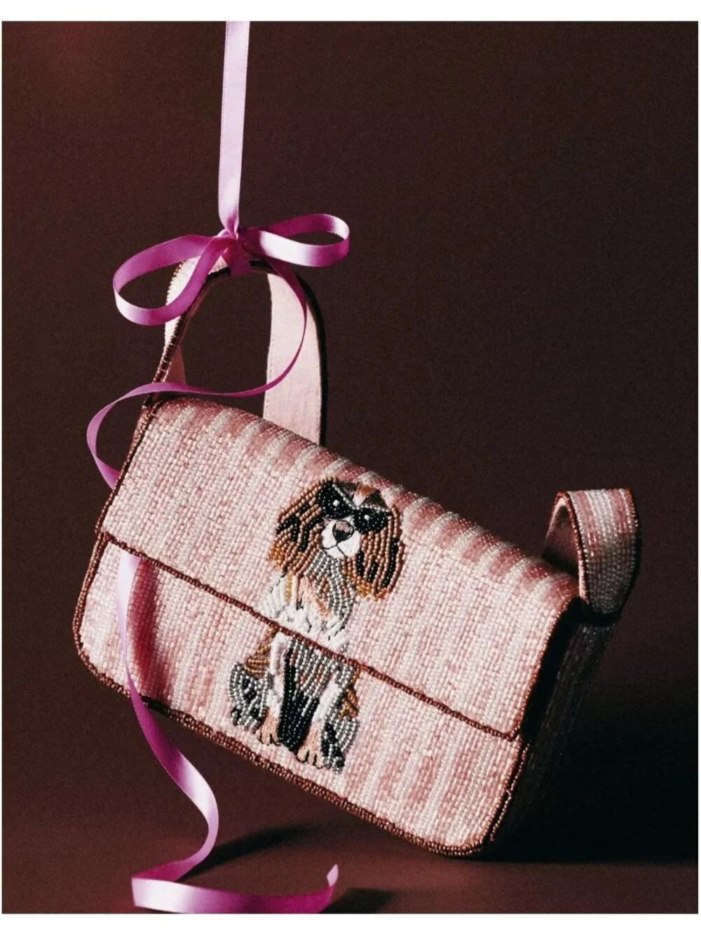 The Fiona Beaded Bag: Animal Edition Cocker Spaniel